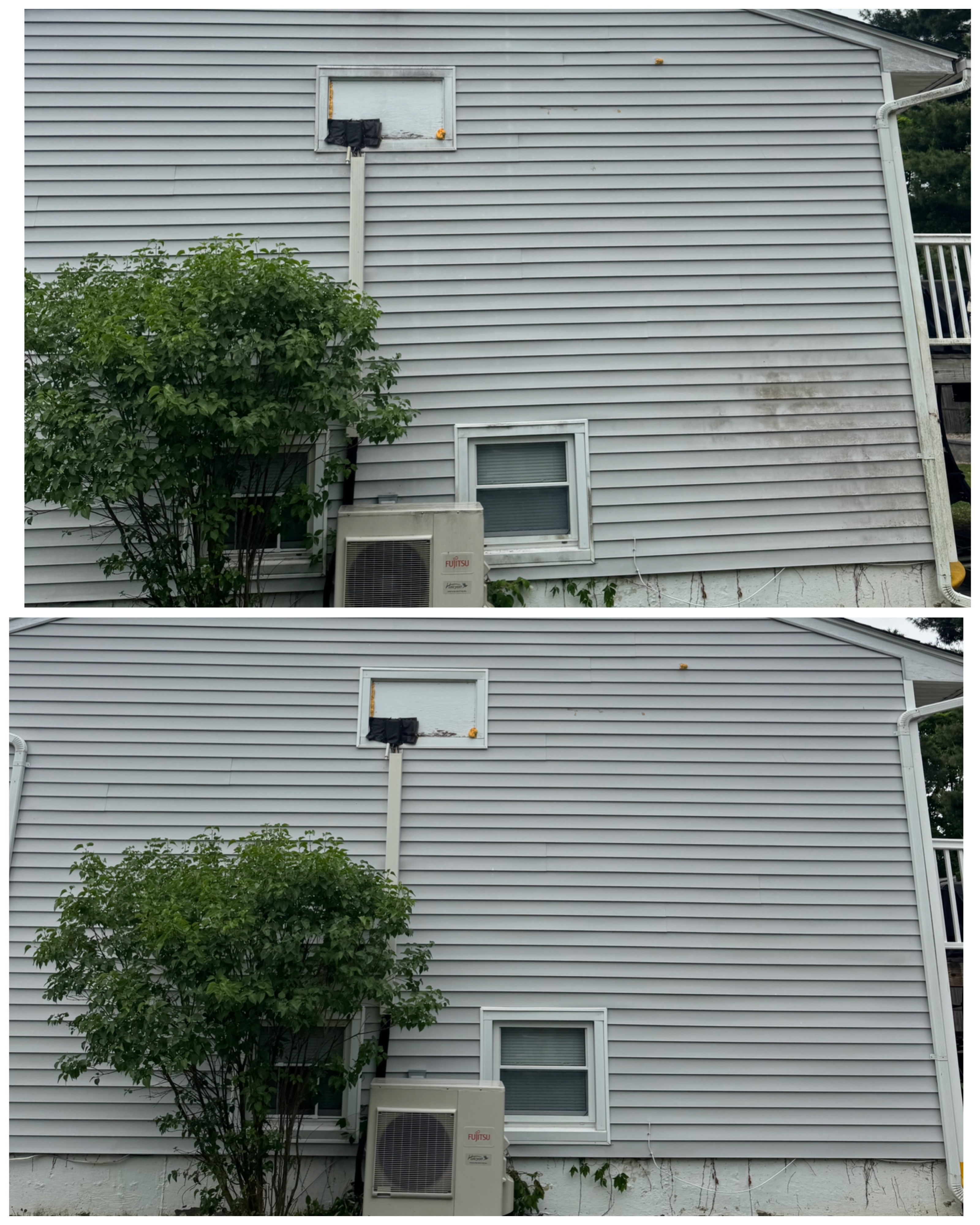 House wash after