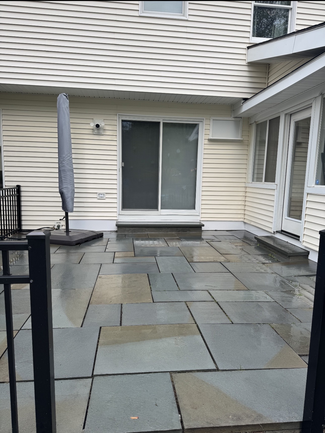 Patio after